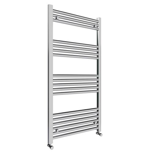 Lazzarini Silea 1200 x 600mm Straight Heated Towel Rail - Chrome