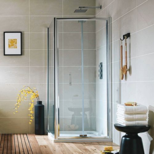 Kiimat Six 700mm Semi Frameless Bi-Fold Shower Door  (10602)