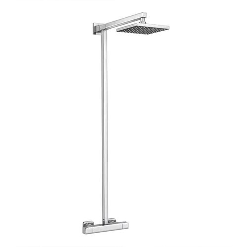 Term Modern Square Thermostatic Rain Shower  - Chrome (16380)