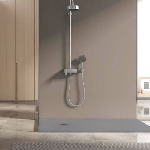 Poalgi 1400 x 700mm Slate Wetroom Tray - Cemento (22067)