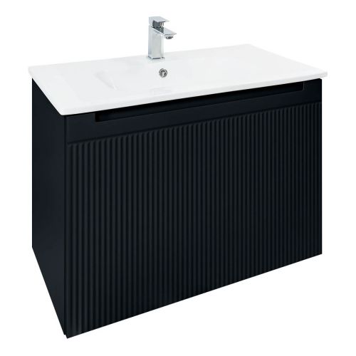 Josef Martin Sophie 800mm Reeded Vanity Unit & Slimline Basin - Ember