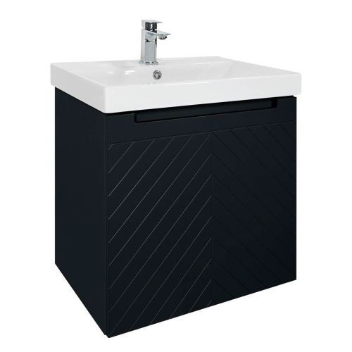 Josef Martin Sophie 600mm Chevron Vanity Unit & Basin - Ember