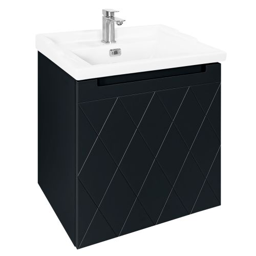 Josef Martin Sophie 600mm Harlequin Vanity Unit & Traditional Basin - Ember