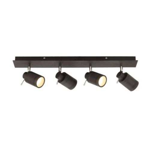 Forum Spa SPA-22560-MBLK Scorpius 4 Light Bar Spotlight - Matt Black (11962)