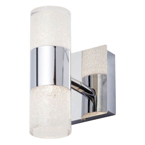 Forum Spa SPA-31730-CHR Oslo Crackle 2 Light Wall Light (5424)