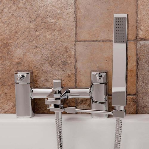 Square Shower Handset Arm & Hose (6562)