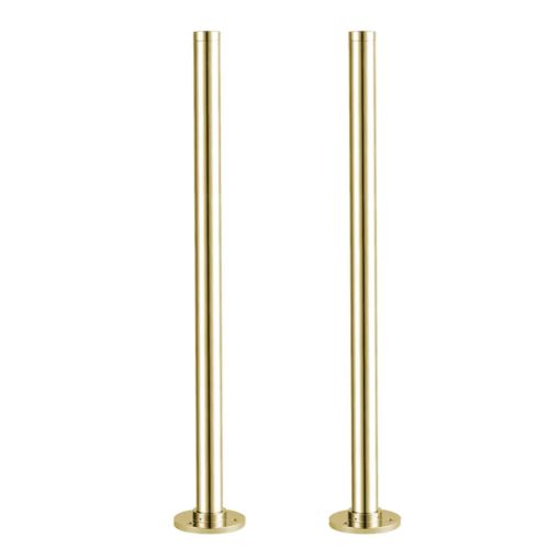 Stand Pipes For Concealing Water Supply Pipes - Brushed Brass