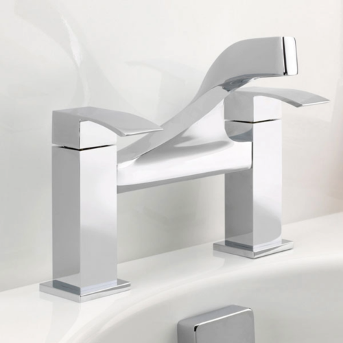 Tec Studio Bath Filler - Chrome