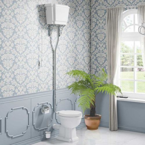 Henbury Traditional High Level Toilet & Seat
