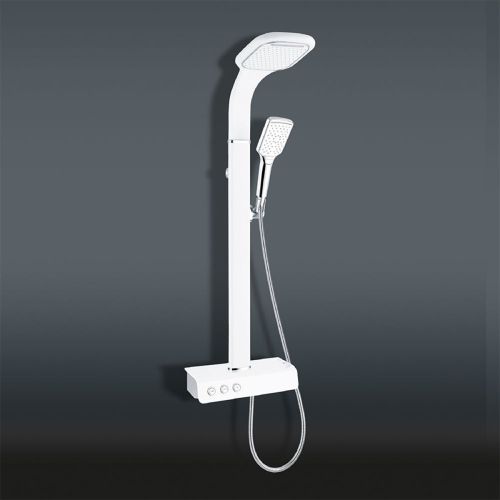 Nubian Thermostatic Shower - White (15867)