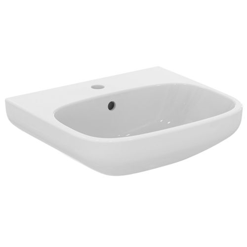 Ideal Standard i.life A 500mm 1 Taphole Basin & Full Pedestal (20700)