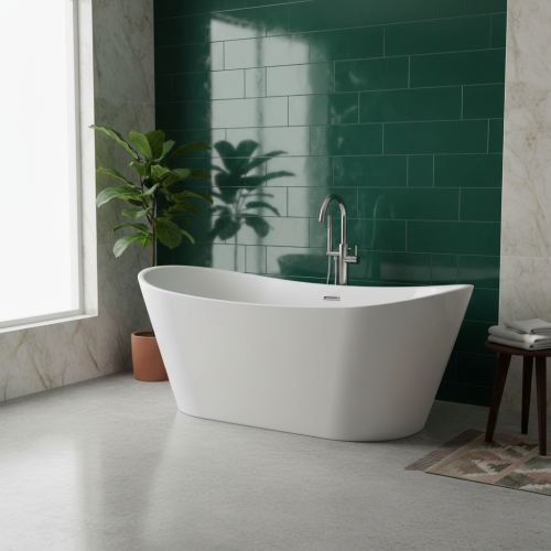 Viktor Benson Taha Freestanding Bath 1700 x 800 x 720mm with Air Jets