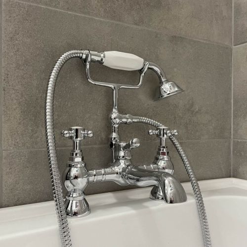 Eliseo Ricci Traditional English Balmoral Bath Shower Mixer (1905)