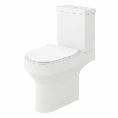 Harmony Rimless Comfort Height Close Coupled Toilet with Soft Close Toilet Seat