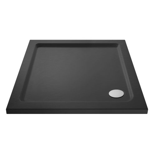 Nuie 900 x 900mm Square Shower Tray - Slate Grey (16381)