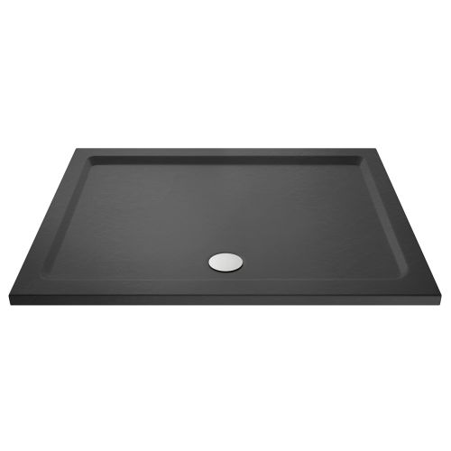 Nuie 1400 x 900mm Rectangular Shower Tray - Slate Grey (16384)