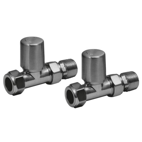 Eliseo Ricci Minimalistic Straight Radiator Valve - Gunmetal
