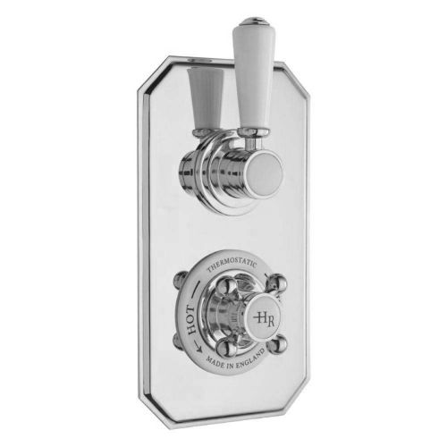 Hudson Reed White Topaz Twin Thermostatic Shower Valve TSVT002 (4487)