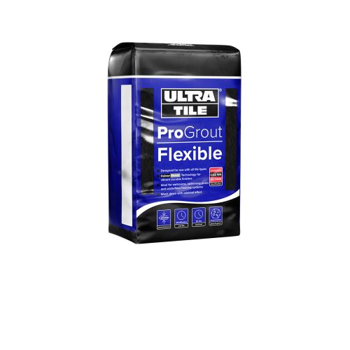 UltraTile ProGrout Flexible Wall & Floor Grout - 3kg - Black