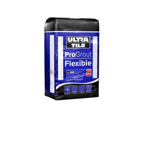UltraTile ProGrout Flexible Wall & Floor Grout - 3kg - Vintage White