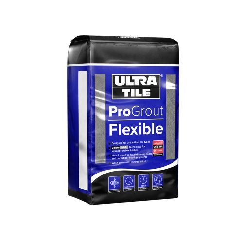 UltraTile ProGrout Flexible Wall & Floor Grout - 3kg - Grey