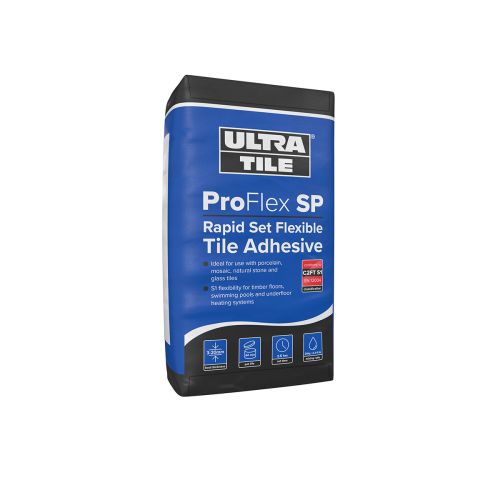 UltraTile ProFlex SP Rapid Set Flexible Tile Adhesive - 20kg - Grey
