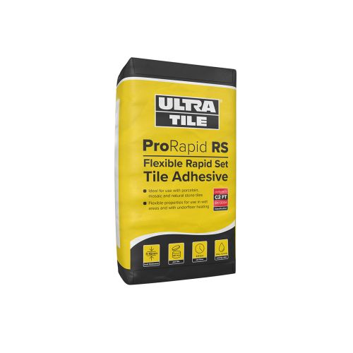 UltraTile ProRapid RS  Rapid Set Flexible Tile Adhesive - 20kg - Grey