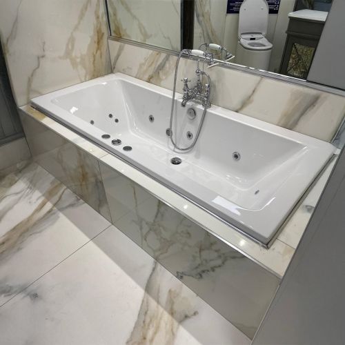 Solarna 1700 x 700mm Double Ended Bath with Whirlpool System A (11098)