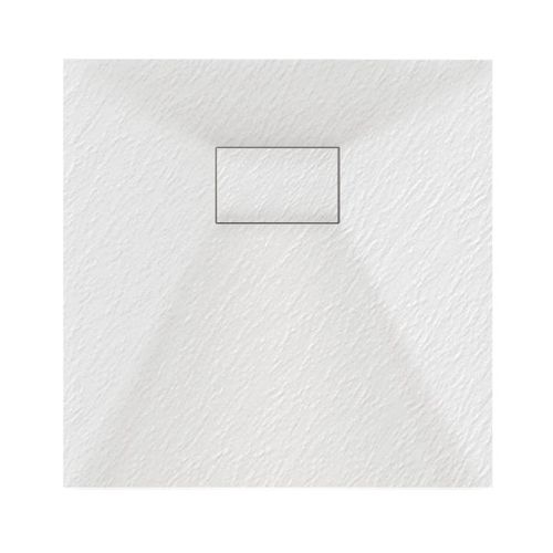 Veloce Uno Square Shower Tray 900 x 900mm - White