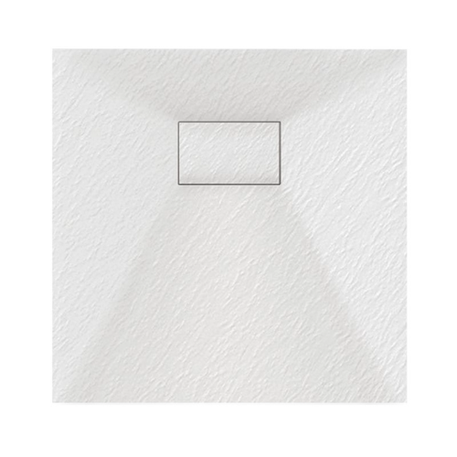 Veloce Uno Square Shower Tray 800 x 800mm - White