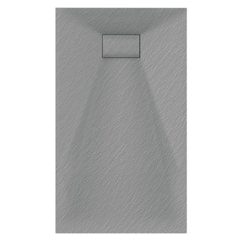 Veloce Uno Rectangle Shower Tray 800 x 1800mm - Grey