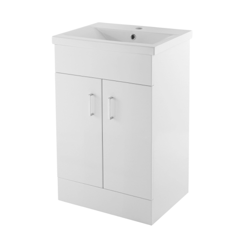 Nuie Eden Floor Standing 500mm Cabinet & Basin
