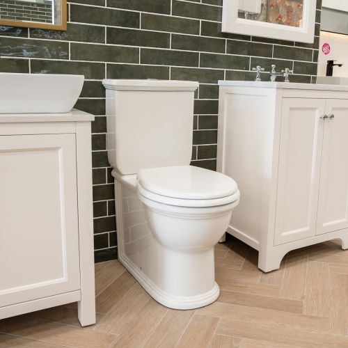 Windsor Rimless Comfort Height Fully Back to Wall Toilet & Soft Close Seat (21322)