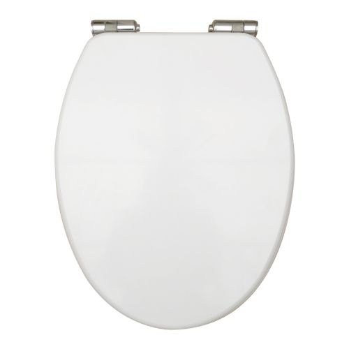 Replacement Wooden Soft Close Seat - White (21994)