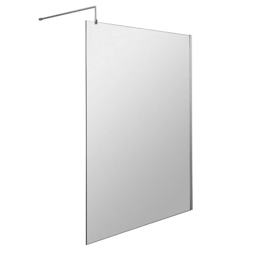 Hudson Reed Wetroom Screen 1400 x 1950mm - Glass Only