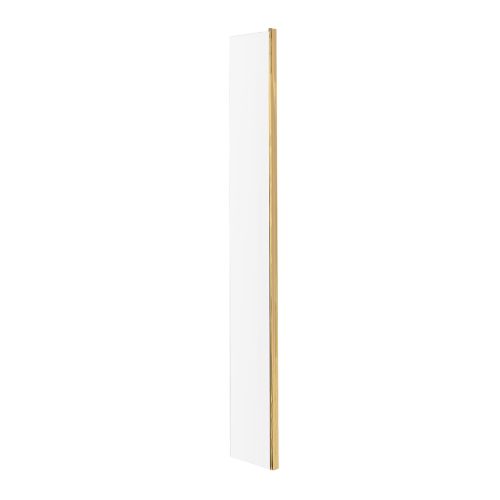 Hudson Reed 215mm Wetroom Return Screen - Brushed Brass (20749)