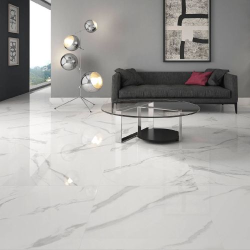 White Soul Matt Rectified 59.5 x 59.5cm Porcelain Tile - 1.42sqm perbox (13143)