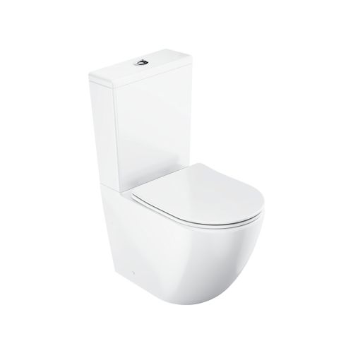 Ravak Optima Rimless Close Coupled Toilet & Soft Close Seat (21411)