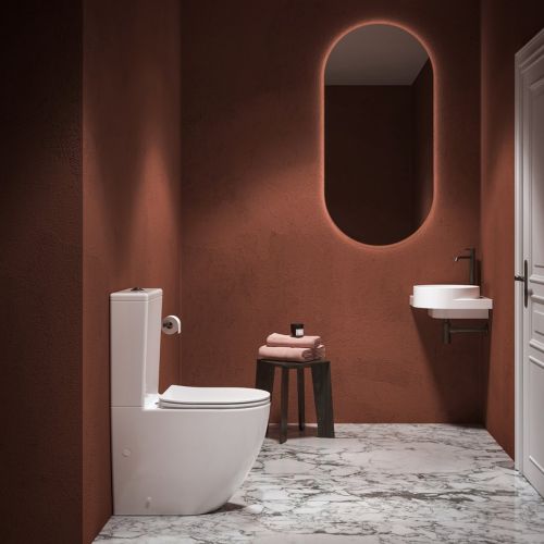 Ravak Optima Rimless Close Coupled Toilet & Soft Close Seat (21411)