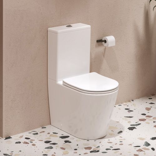 Ravak Elegant Rimless Close Coupled Toilet & Soft Close Seat (21410)