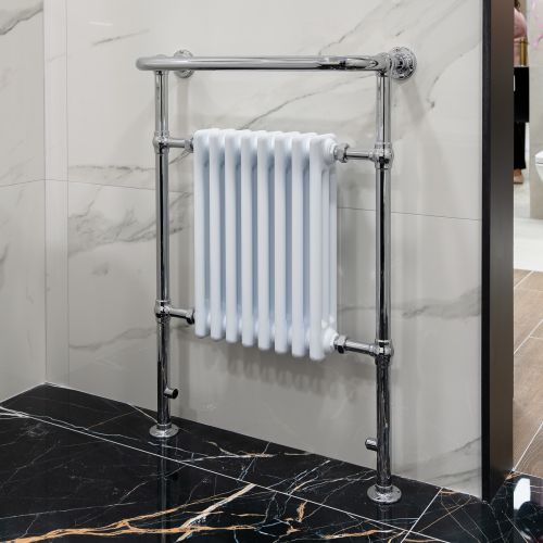 Traditional English Devon Cast Iron Bathroom Radiator (5972)