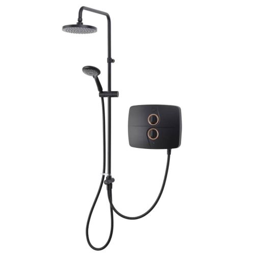 Triton T90SR DuElec Pumped Electric Shower - Black (13456)