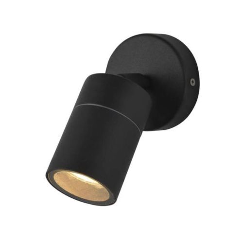 Forum Zinc ZN-26536-BLK Leto Single Up/Down Wall Light - Black (11989)