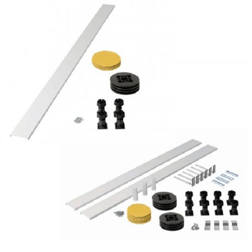 Easy Plumb Shower Tray Riser Pack 2 (6613) Chrome Bathshack