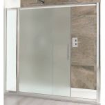 Volente Frosted 1200mm Sliding Shower Door (11022)