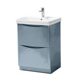 Happi 600mm Floorstanding Vanity Unit & Basin - James' Blue (12300)