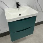 Happi 600mm Wall Mounted Vanity Unit & Basin - Goblin (12320)