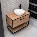 Croft 850mm Wall Mounted Unit with Countertop (16249)