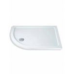 Elements 900 x 760mm Offset Quadrant Slim Line Shower Tray - Left Hand (1550)