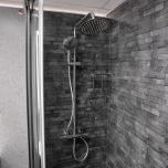 Eliseo Ricci Curve Plus Thermostatic Rain Shower with Diverter